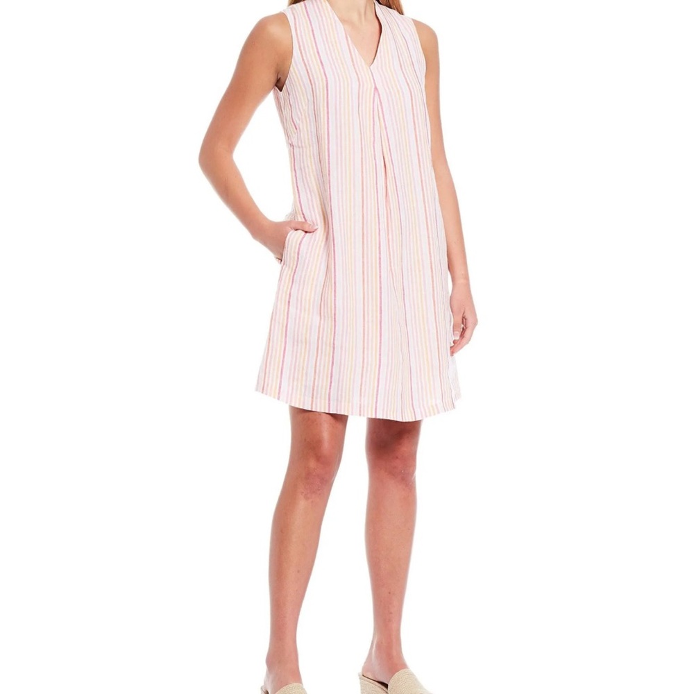 Tommy Bahama Vitamin Sea Stripe sheath Dress Sz small